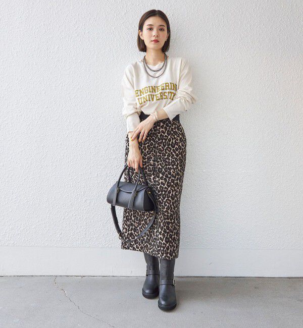SHIPS for women「〈洗濯機可能〉Odub:フットボール TEE◇」|Tシャツ・カットソー|