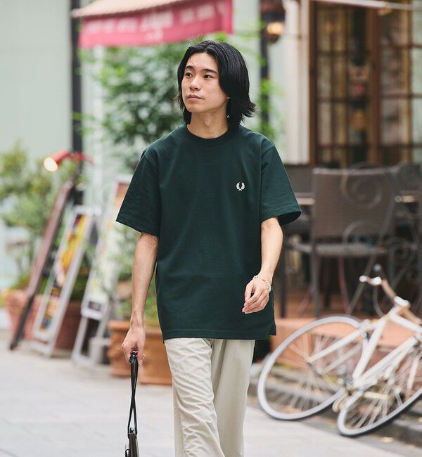 SHIPS「【SHIPS別注】FRED PERRY: ワンポイントロゴ ピケ Tシャツ 26SS」|Tシャツ・カットソー|