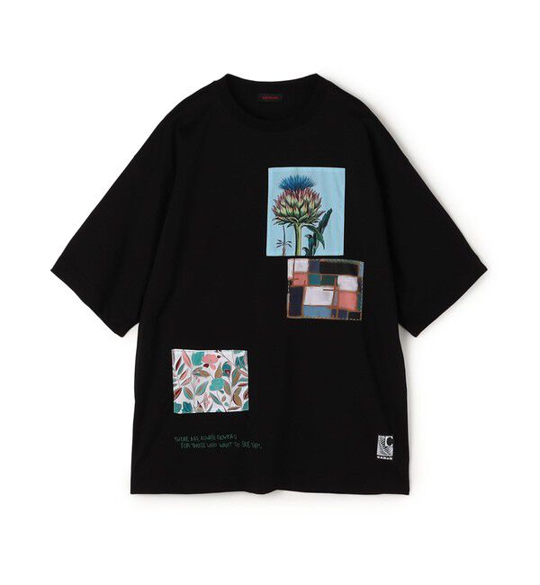CABaN「スビンコットン THISTLE RHYTHMTシャツ」|Tシャツ・カットソー|