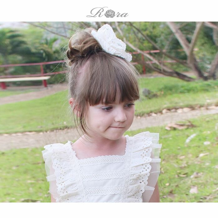 BACKYARD FAMILY「Rora ヘアゴム キッズ 通販 ノンノン 髪ゴム 髪飾り 髪留め リボン レース 大きい パール」|ヘアゴム・シュシュ|