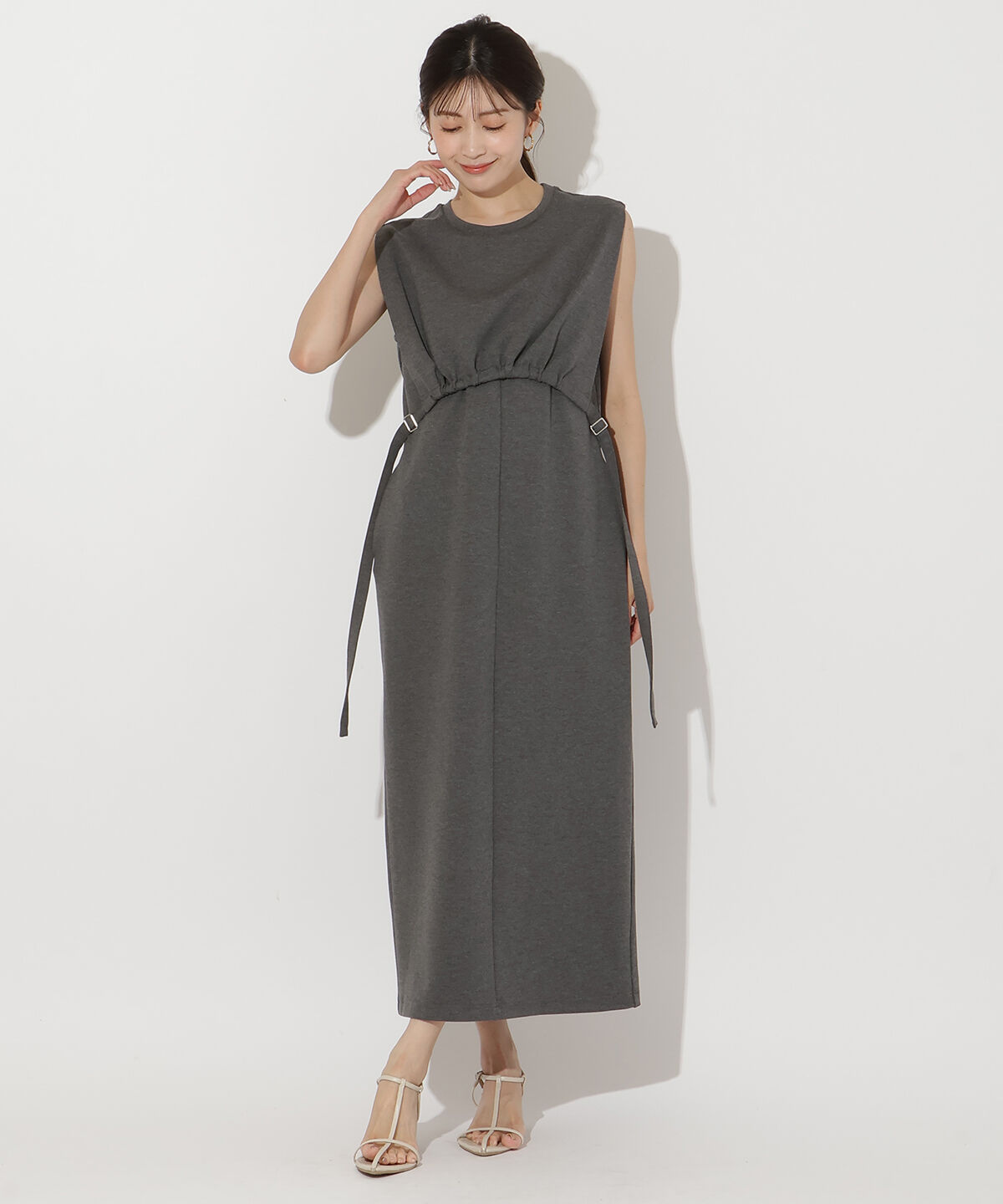 アンドクチュール「リラックスポンチワンピース」|ワンピース|