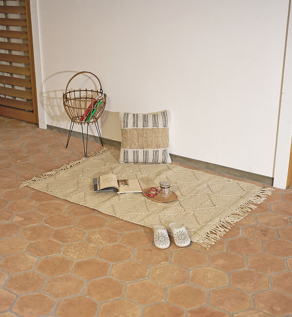 collex「【ホットカーペットカバー対応】リンク ラグ 100&times;140㎝」|その他|ベージュ