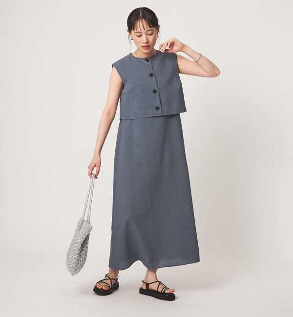 UNITED ARROWS green label relaxing「マルチウェイ ワンピース」|ワンピース|NAVY