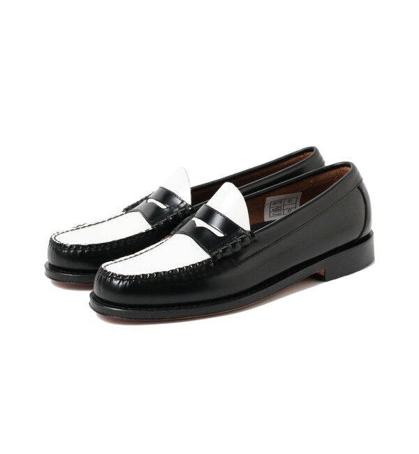 BEAMS「G.H.Bass / LARSON」|ビジネス・ドレスシューズ|BLACK/WHITE_LEATHER