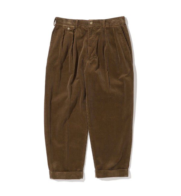 BEAMS PLUS「2 Pleats Tapered Corduroy」|その他|GOLDEN_BROWN
