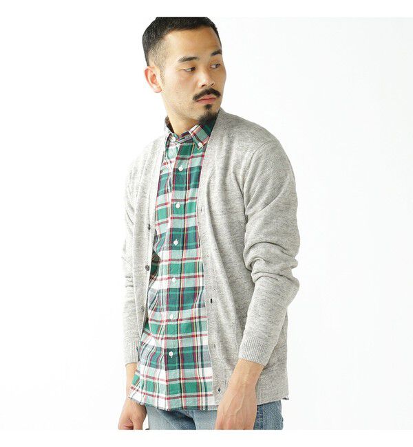 BEAMS PLUS「Cardigan Linen」|ニット・セーター|