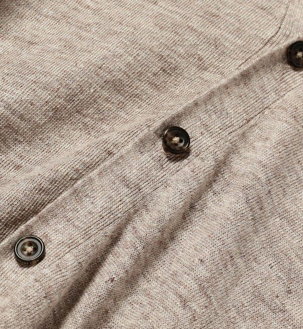 BEAMS PLUS「Cardigan Linen」|ニット・セーター|