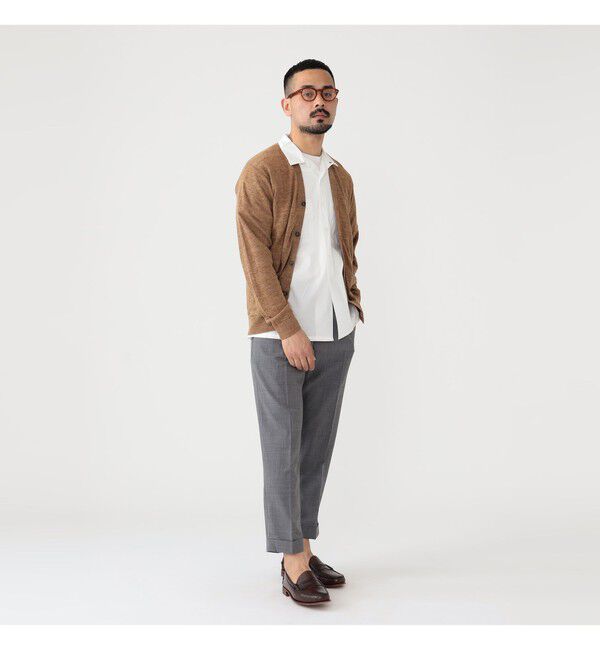 BEAMS PLUS「Cardigan Linen」|ニット・セーター|