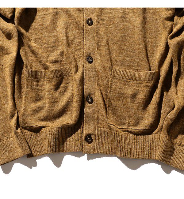 BEAMS PLUS「Cardigan Linen」|ニット・セーター|