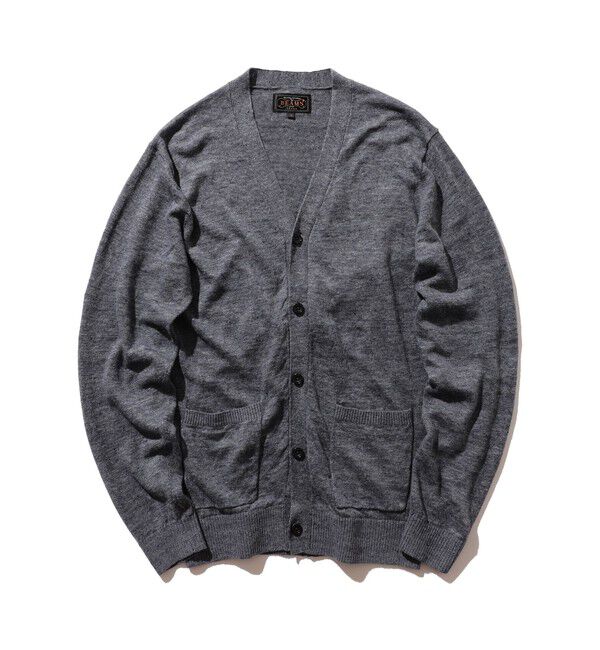 BEAMS PLUS「Cardigan Linen」|ニット・セーター|NAVY