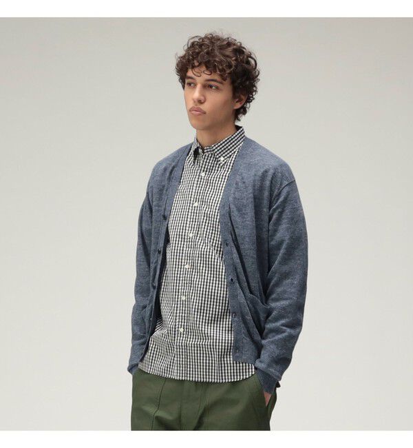 BEAMS PLUS「Cardigan Linen」|ニット・セーター|