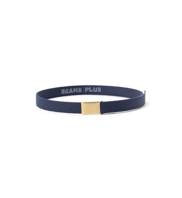 BEAMS PLUS「BEAMS PLUS / コットンキャンバス プレートベルト」|ベルト|