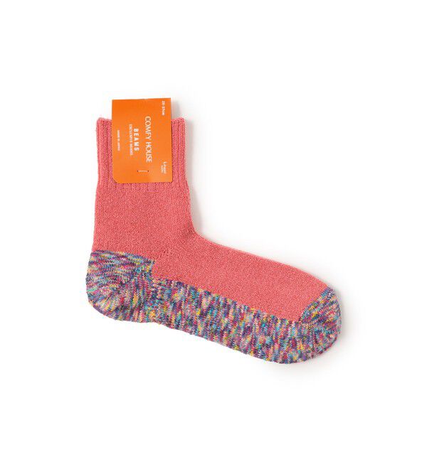 BEAMS「【別注】COMFY HOUSE / Splash MID Sox」|ソックス|ﾁｪﾘｰ