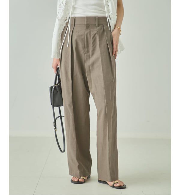 journal standard L'essage「リノリオグログランタックパンツ」|スラックス|カーキ