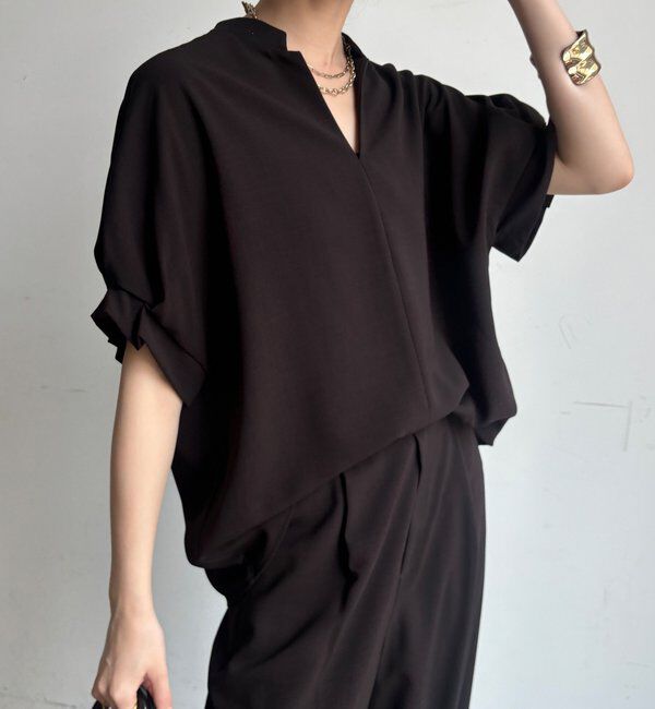  「【WEB限定】接触冷感スキッパーシャツ」|シャツ・ブラウス|