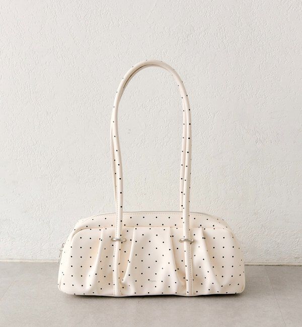  「ロングハンドワイドBAG」|トートバッグ|アイボリー