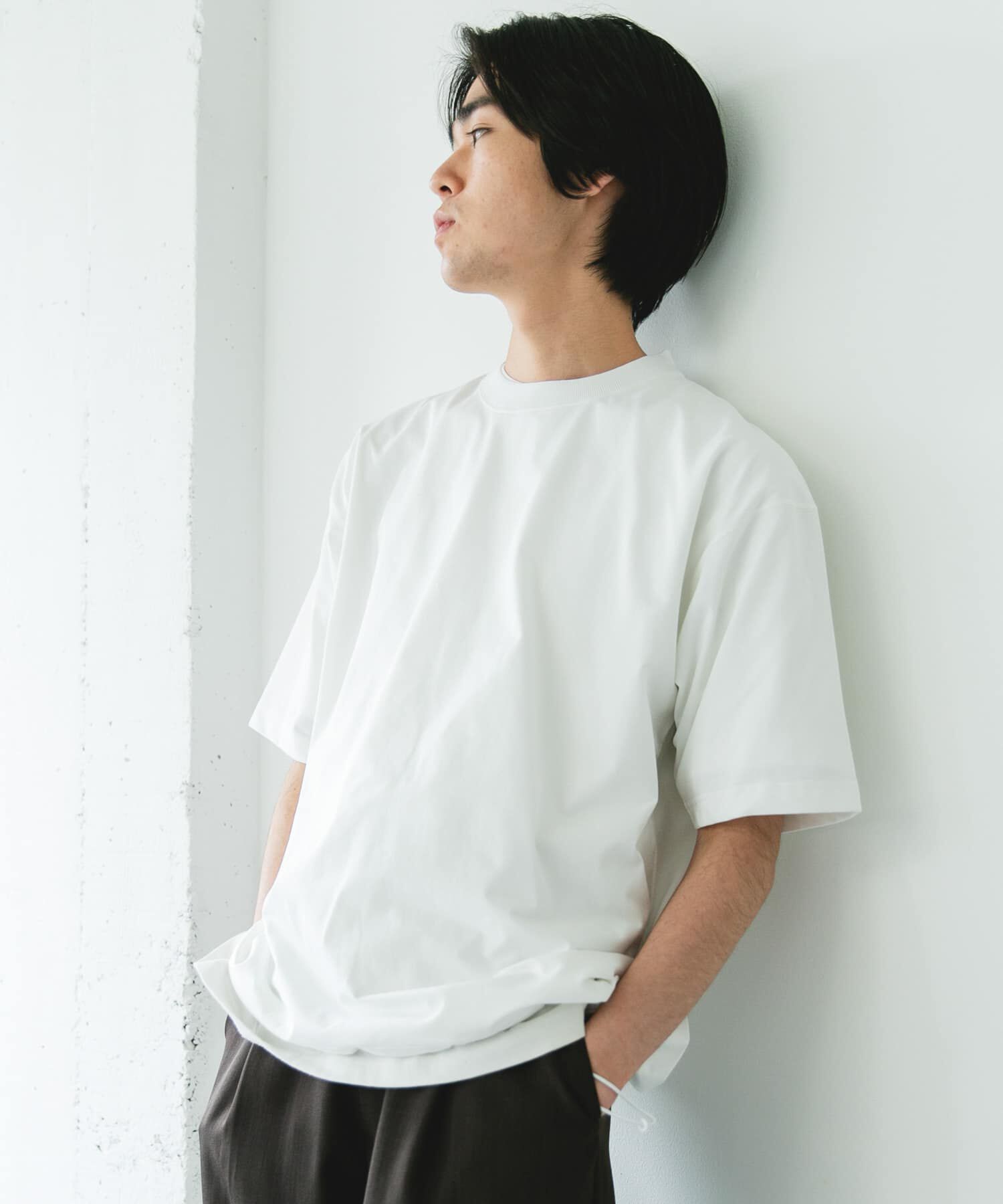 URBAN RESEARCH DOORS「『吸水速乾/接触冷感/ｲｰｼﾞｰｹｱ』ｸｲｯｸﾄﾞﾗｲ ﾄﾞﾛｽﾄｼｮ 」|Tシャツ・カットソー|