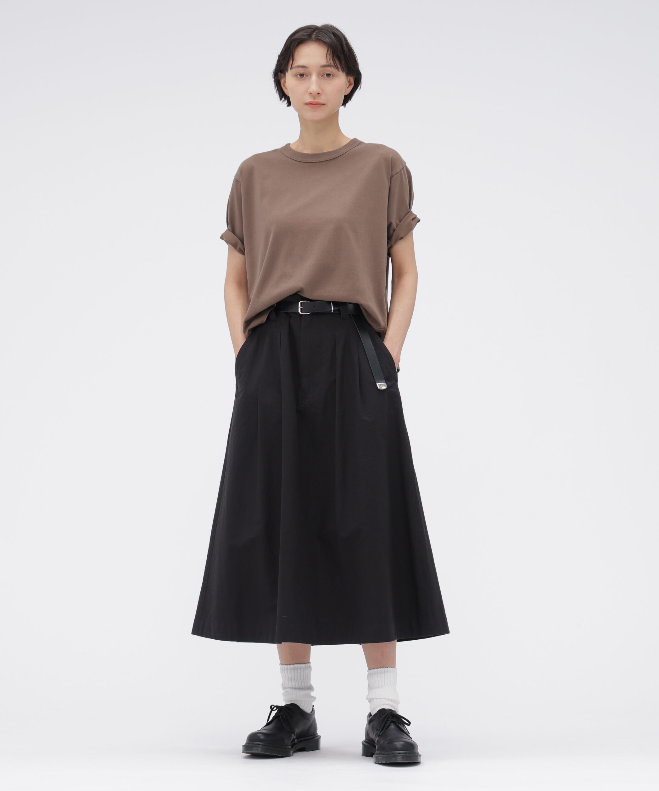MHL.「FADED ROUGH COTTON JERSEY TOP」|Tシャツ・カットソー|