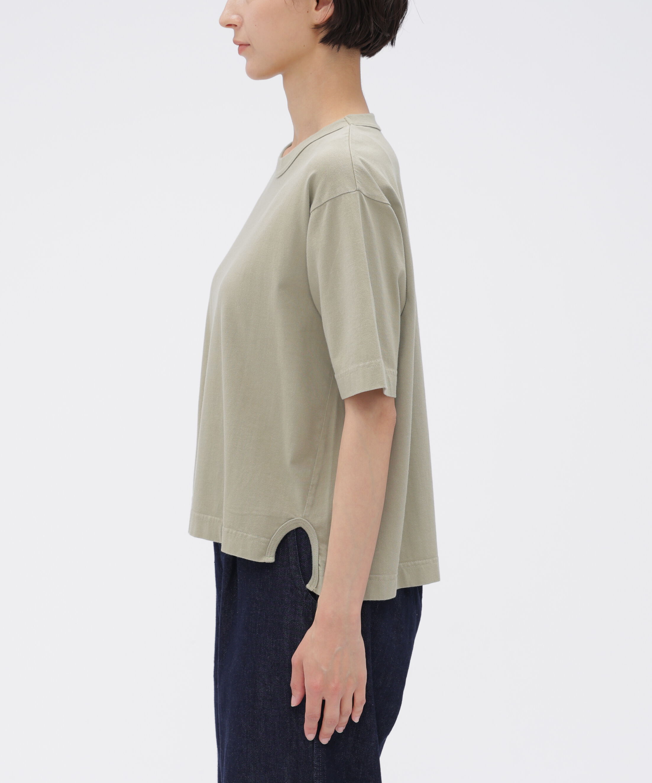 MHL.「FADED ROUGH COTTON JERSEY TOP」|Tシャツ・カットソー|