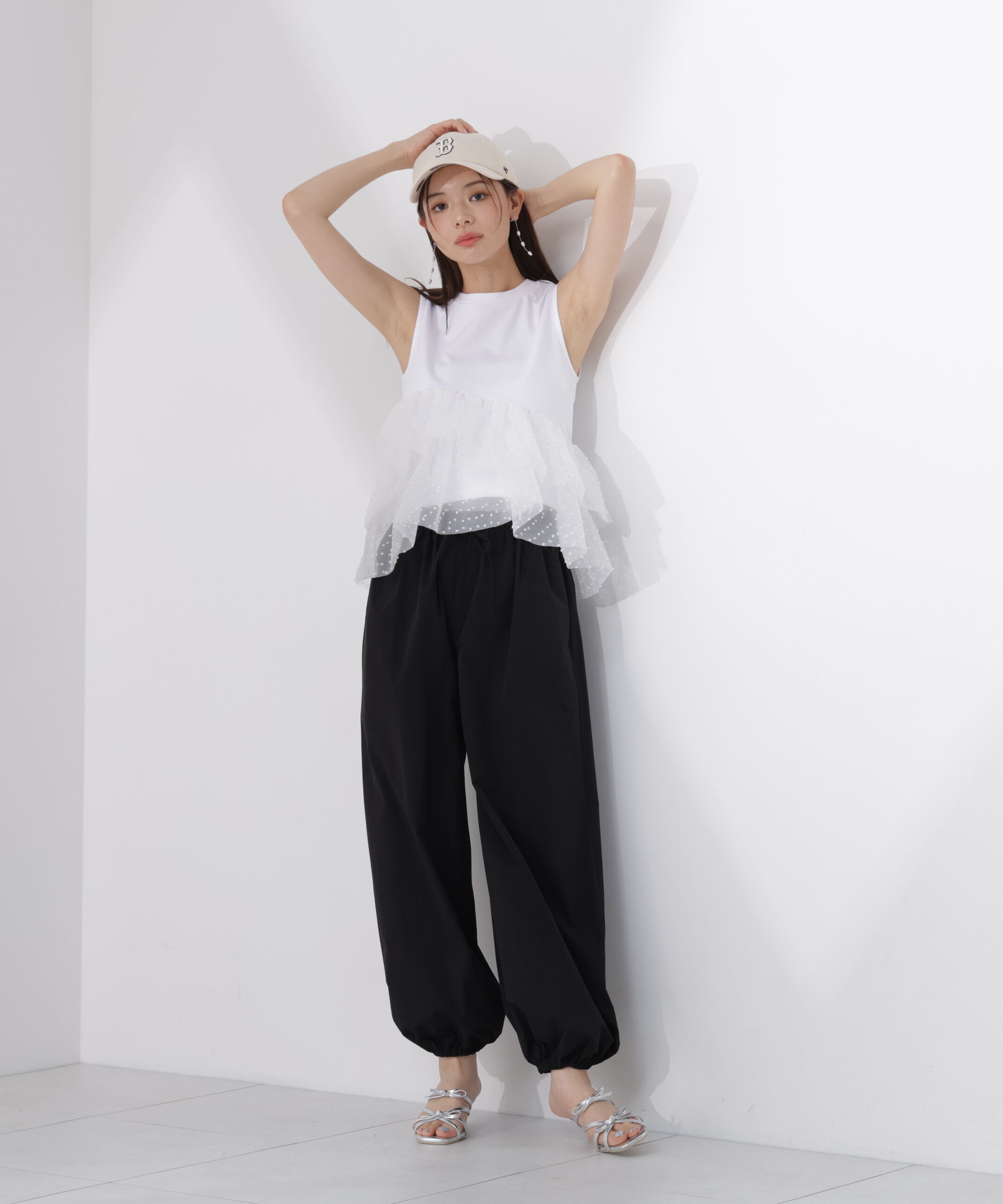 PROPORTION BODY DRESSING「〈a/mie〉イージージョガーパンツ」|その他|ブラック