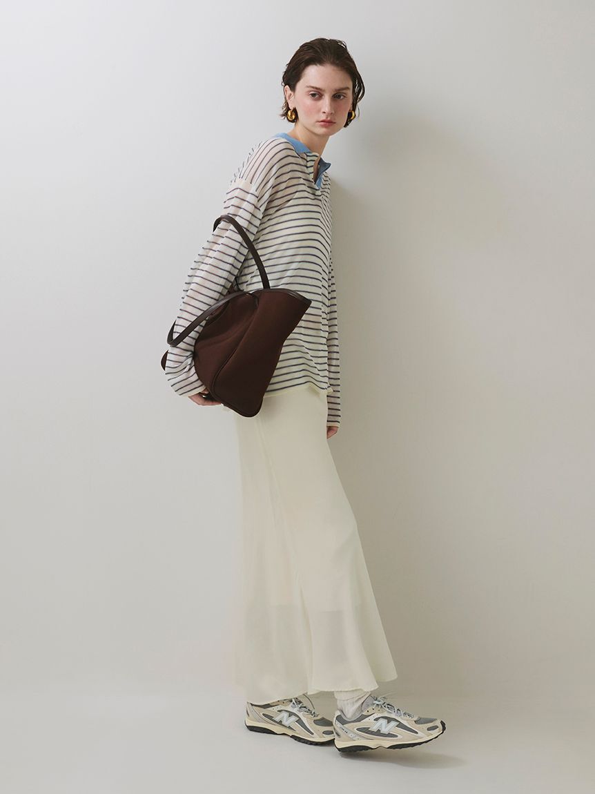 emmi atelier「サテンナロースカート【セットアップ対応】」|スカート|OWHT