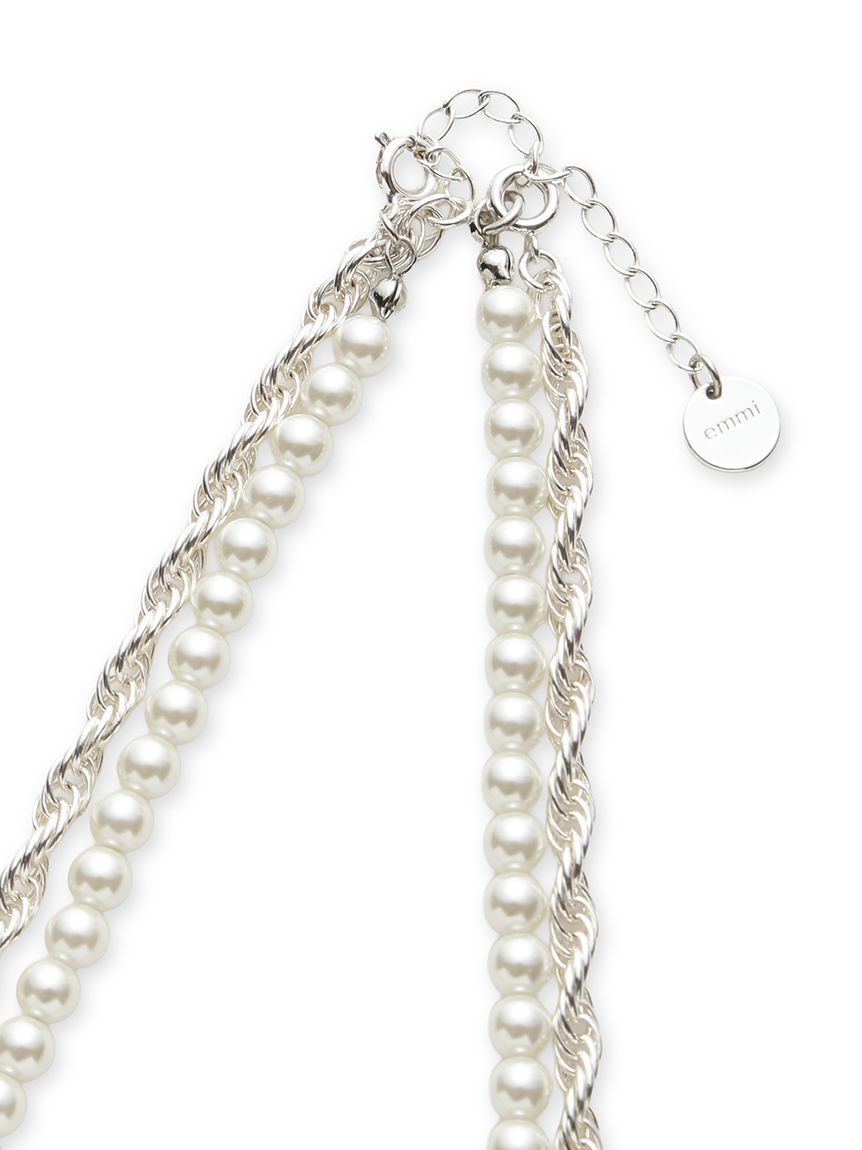 emmi atelier「2連ショートネックレス」|ネックレス|