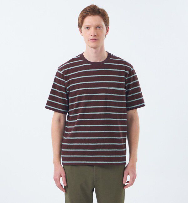 MACKINTOSH PHILOSOPHY「【WEEKENDER】クルーネックポケT レトロボーダー」|Tシャツ・カットソー|