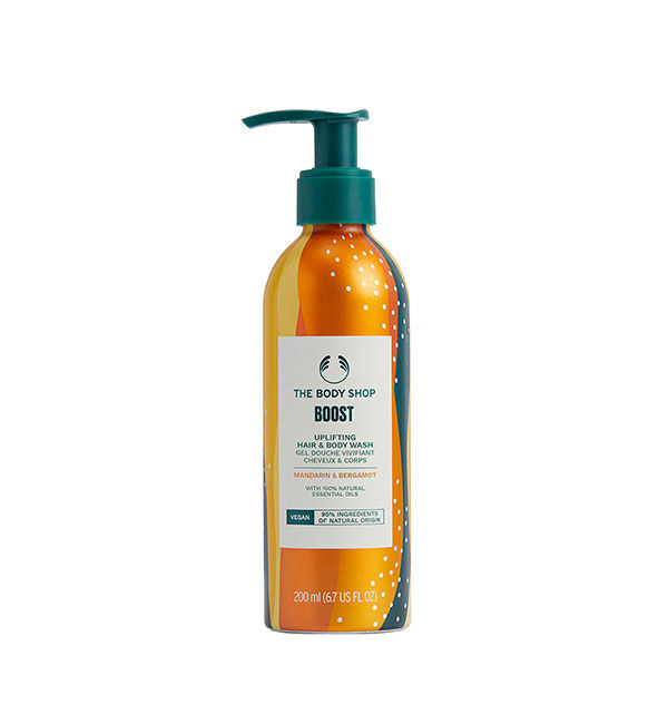 THE BODY SHOP「ウェルネス ヘア&ボディウォッシュ マンダリン&ベルガモット 200mL」|ボディクレンジング|ｿﾉﾀ
