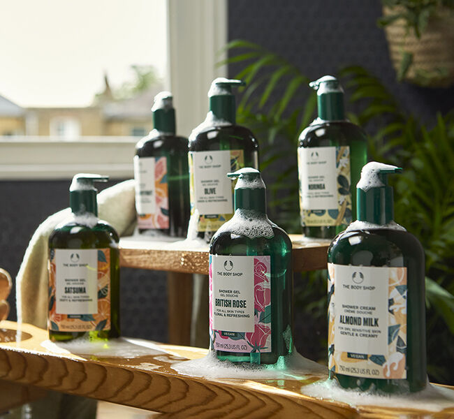 THE BODY SHOP「【数量限定】シャワージェル BR(香り：ブリティッシュローズ)」|ボディクレンジング|