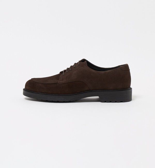 UNITED ARROWS green label relaxing「GLR ハッスイ アクティブ スエード Uチップ レザーシューズ ドレスシューズ -撥水-」|ビジネス・ドレスシューズ|DK.BROWN