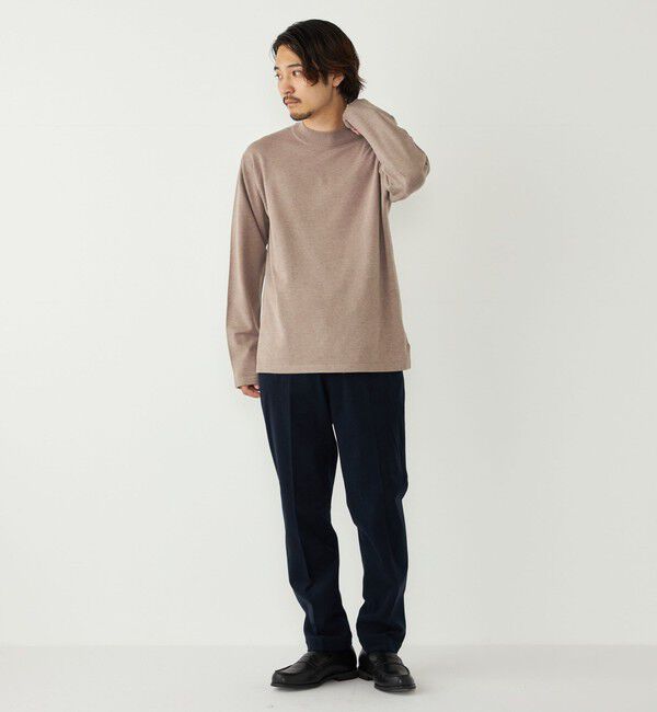 SHIPS Colors 「SHIPS Colors:〈吸湿発熱〉Solist(R)Heat 14ゲージ モックネックニット◇」|ニット・セーター|