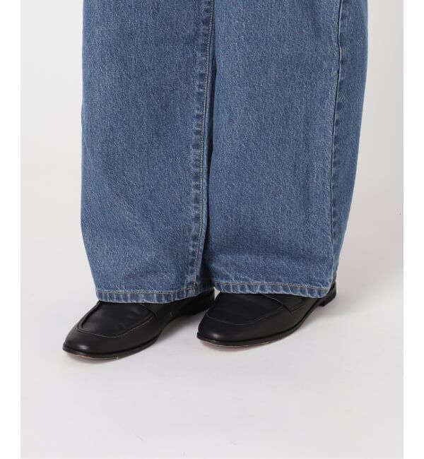 OUTDOOR PRODUCTS Usual Things「追加 ULTサマーデニムハイライズルーズ5PKT BLUE/NAVY」|デニム|