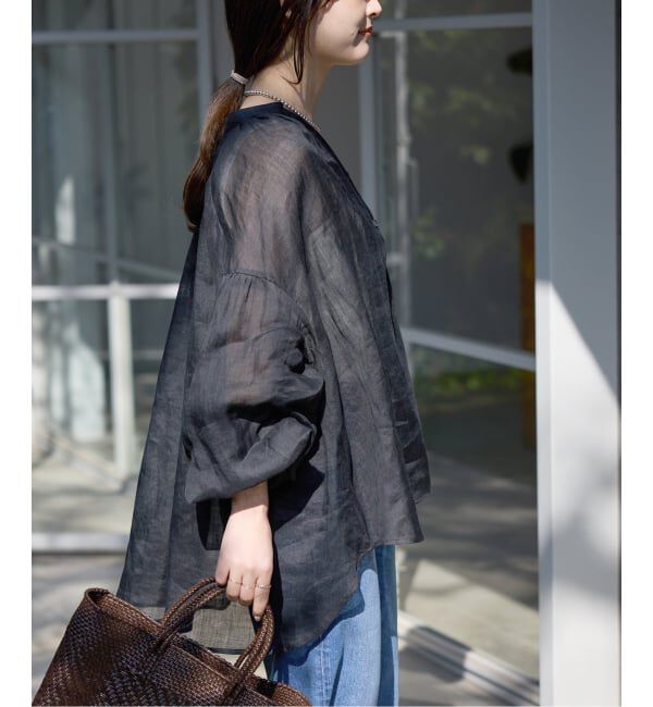 SLOBE IENA「《追加3》ラミースキッパーシャツ」|シャツ・ブラウス|