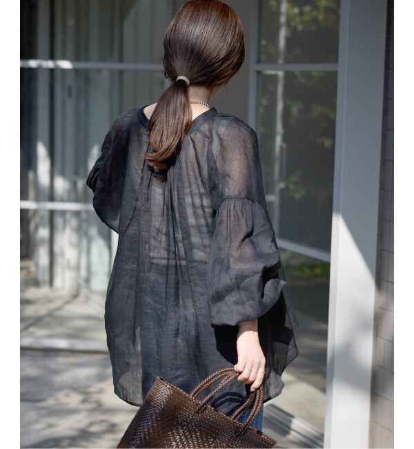 SLOBE IENA「《追加3》ラミースキッパーシャツ」|シャツ・ブラウス|