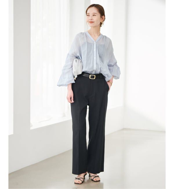 SLOBE IENA「《追加3》ラミースキッパーシャツ」|シャツ・ブラウス|