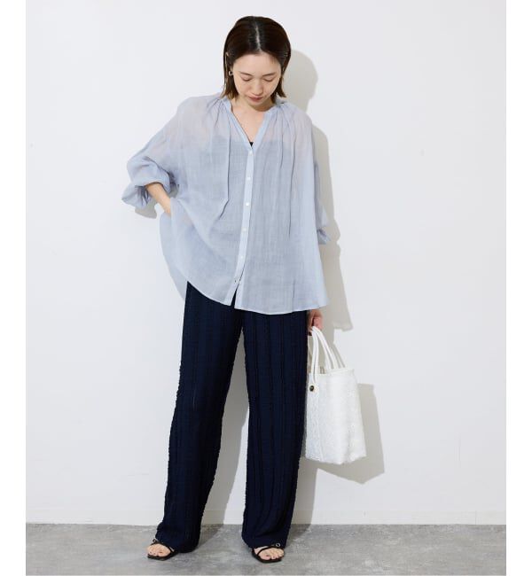 SLOBE IENA「《追加3》ラミースキッパーシャツ」|シャツ・ブラウス|