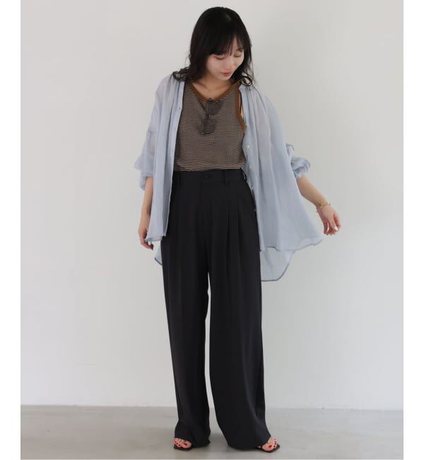 SLOBE IENA「《追加3》ラミースキッパーシャツ」|シャツ・ブラウス|