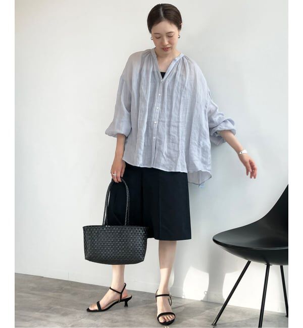 SLOBE IENA「《追加3》ラミースキッパーシャツ」|シャツ・ブラウス|
