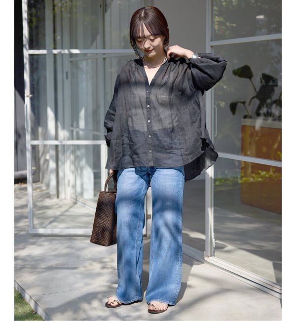 SLOBE IENA「《追加3》ラミースキッパーシャツ」|シャツ・ブラウス|