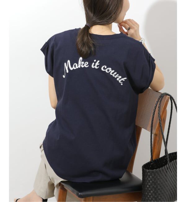 JOURNAL STANDARD relume「《追加2》刺繍ロゴフレンチTEE」|Tシャツ・カットソー|