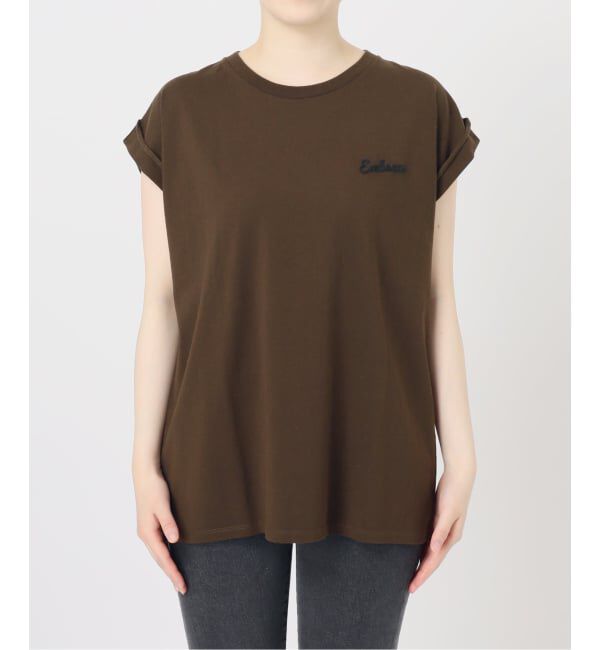 JOURNAL STANDARD relume「《追加2》刺繍ロゴフレンチTEE」|Tシャツ・カットソー|