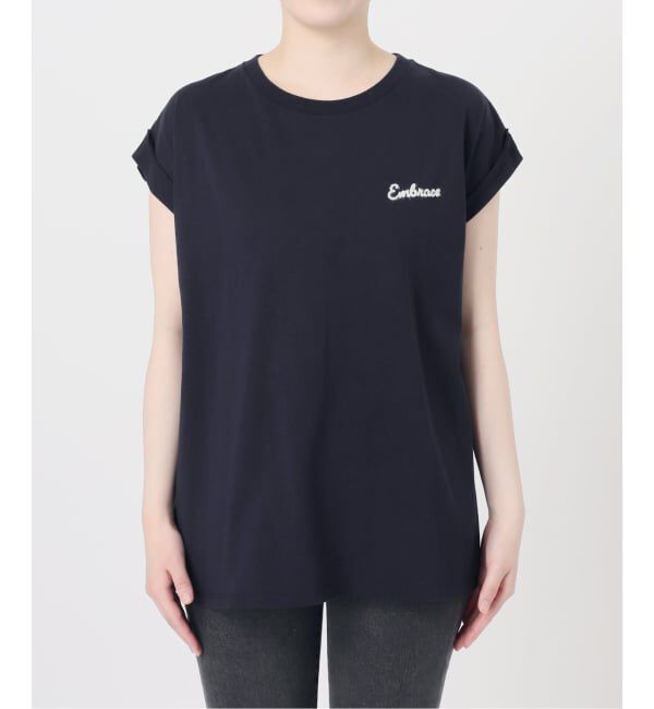 JOURNAL STANDARD relume「《追加2》刺繍ロゴフレンチTEE」|Tシャツ・カットソー|