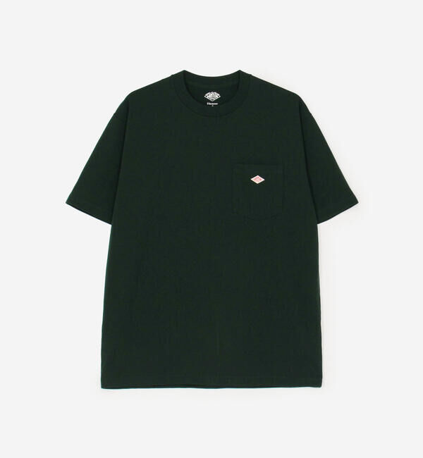 DANTON「DANTON | ポケット クルーネックTシャツ SOLID MEN」|Tシャツ・カットソー|DKGREEN