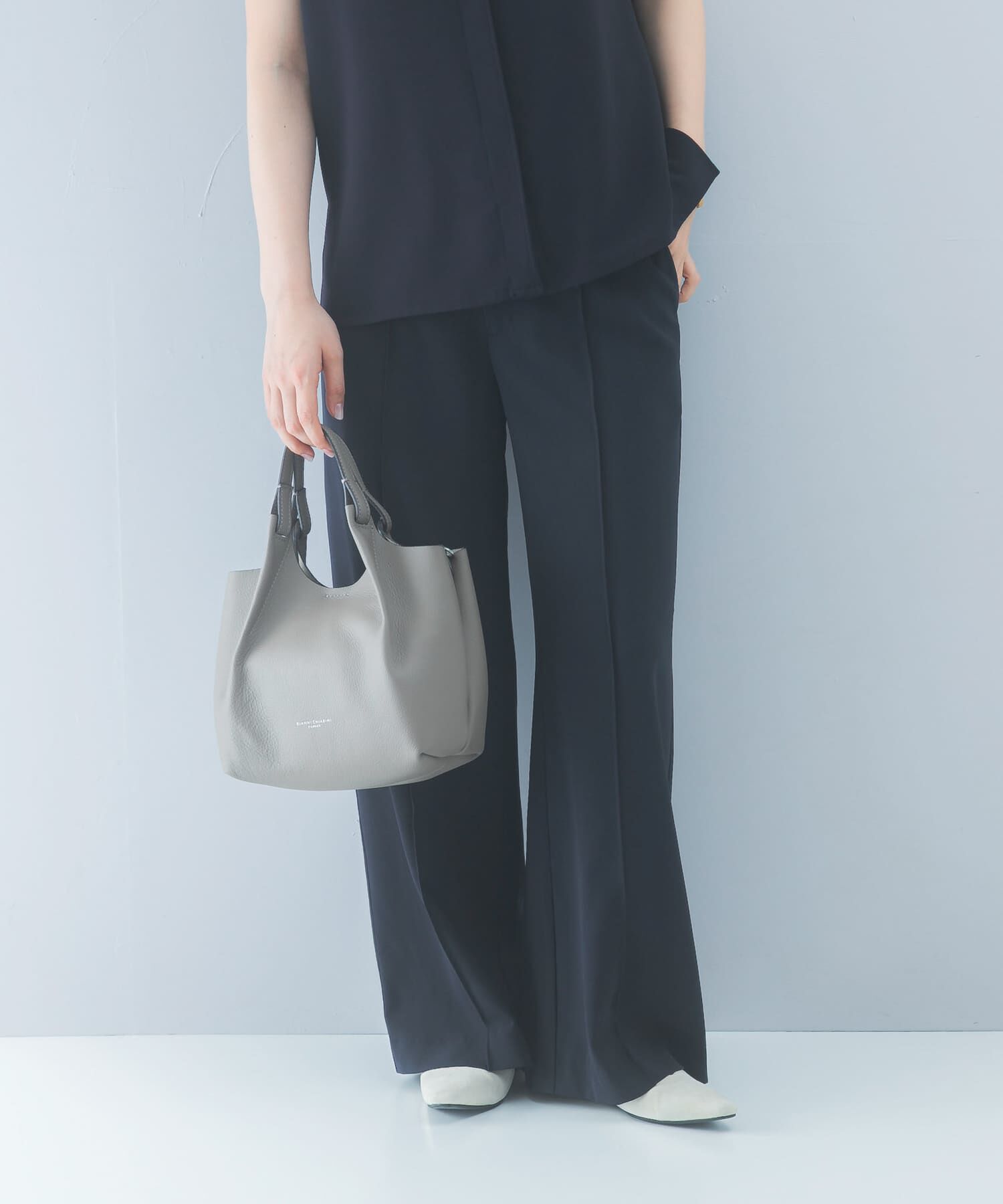 URBAN RESEARCH ROSSO「クールタッチ 防シワ ストレートパンツ」|その他|ブルー系その他