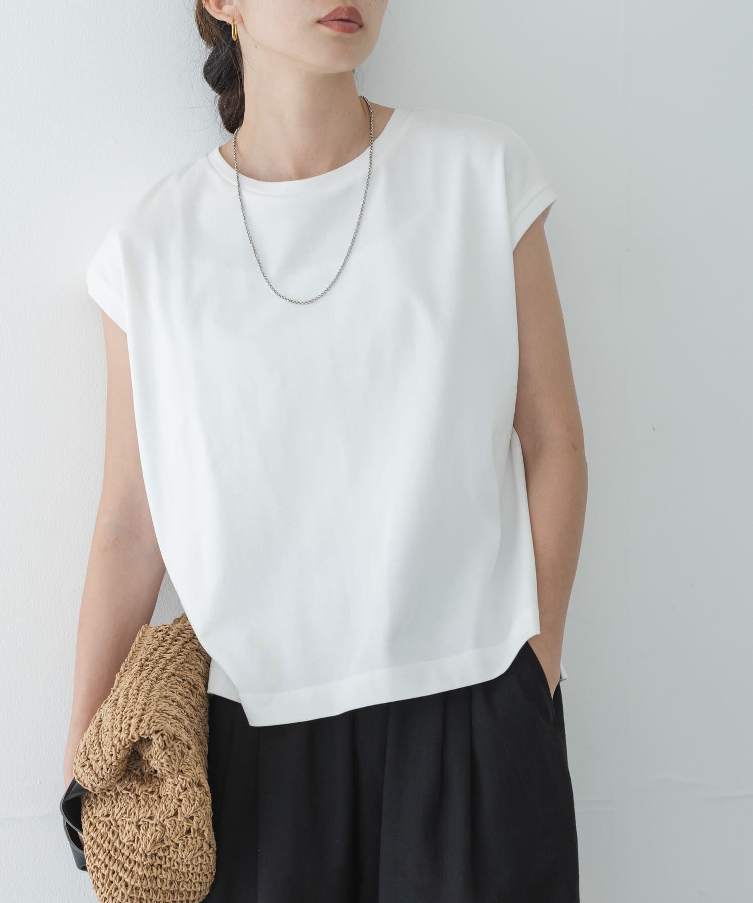 Sonny Label 「『UR TECH ひやサラクール』フレンチスリーブプルオーバー」|Tシャツ・カットソー|