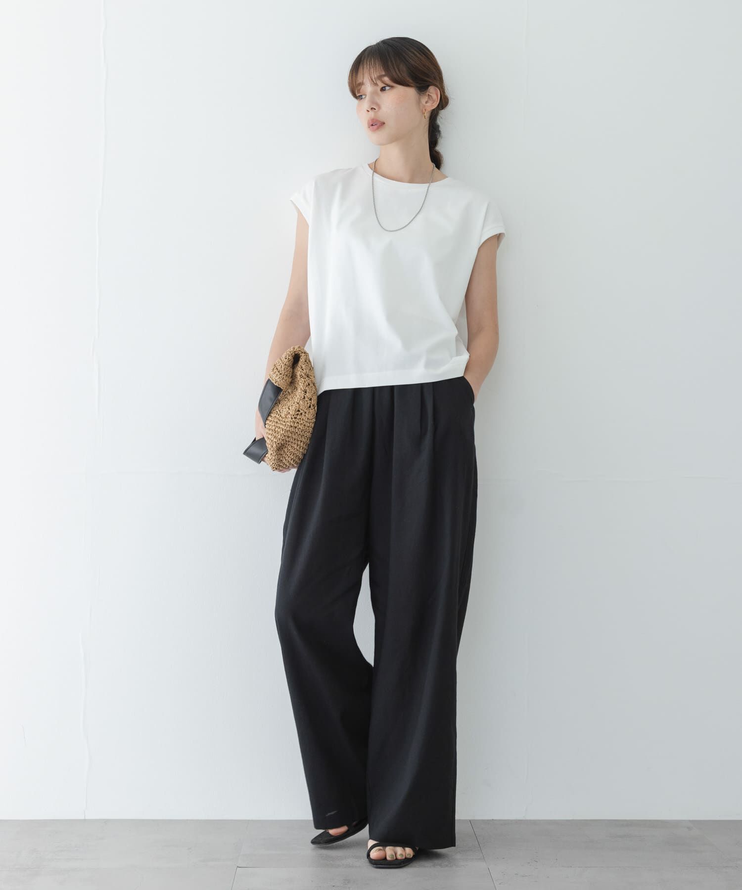 Sonny Label 「『UR TECH ひやサラクール』フレンチスリーブプルオーバー」|Tシャツ・カットソー|