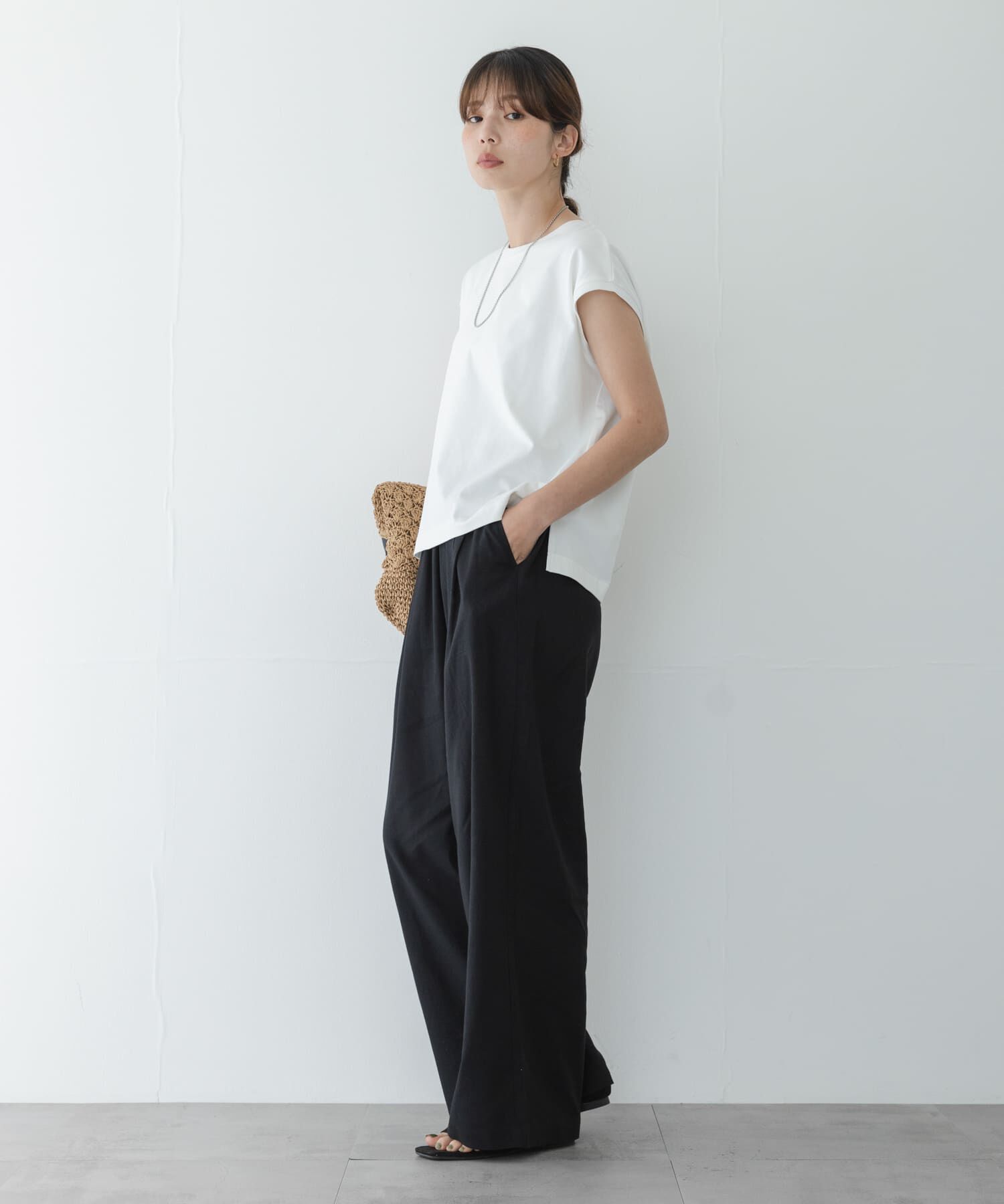 Sonny Label 「『UR TECH ひやサラクール』フレンチスリーブプルオーバー」|Tシャツ・カットソー|