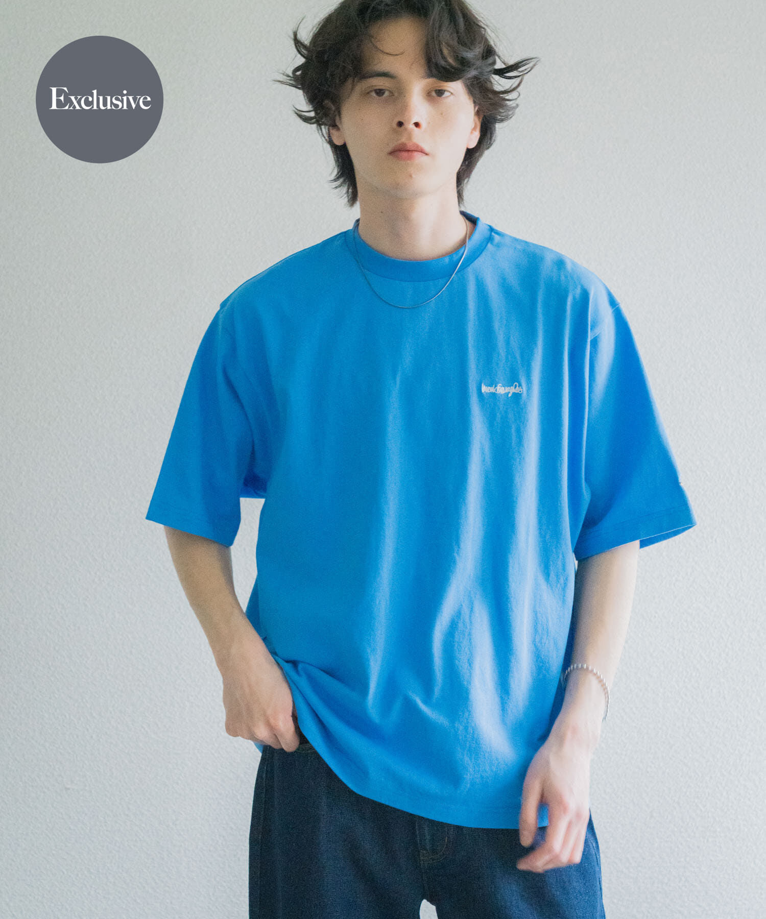 SENSE OF PLACE by URBAN RESEARCH「『別注』MARK GONZALES&times;SENSE OF PLACE　Short-Sleeve T-shirts」|Tシャツ・カットソー|ブルー