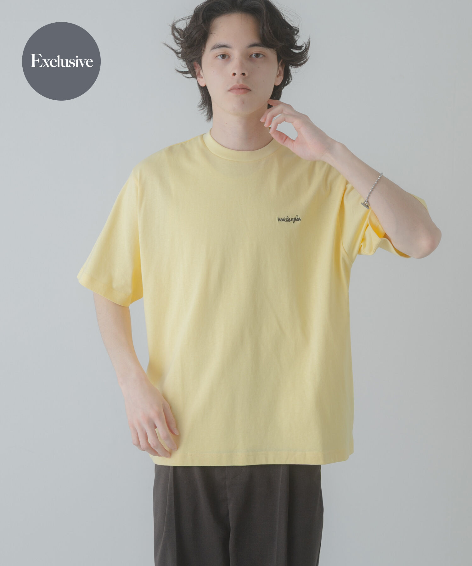 SENSE OF PLACE by URBAN RESEARCH「『別注』MARK GONZALES&times;SENSE OF PLACE　Short-Sleeve T-shirts」|Tシャツ・カットソー|イエロー