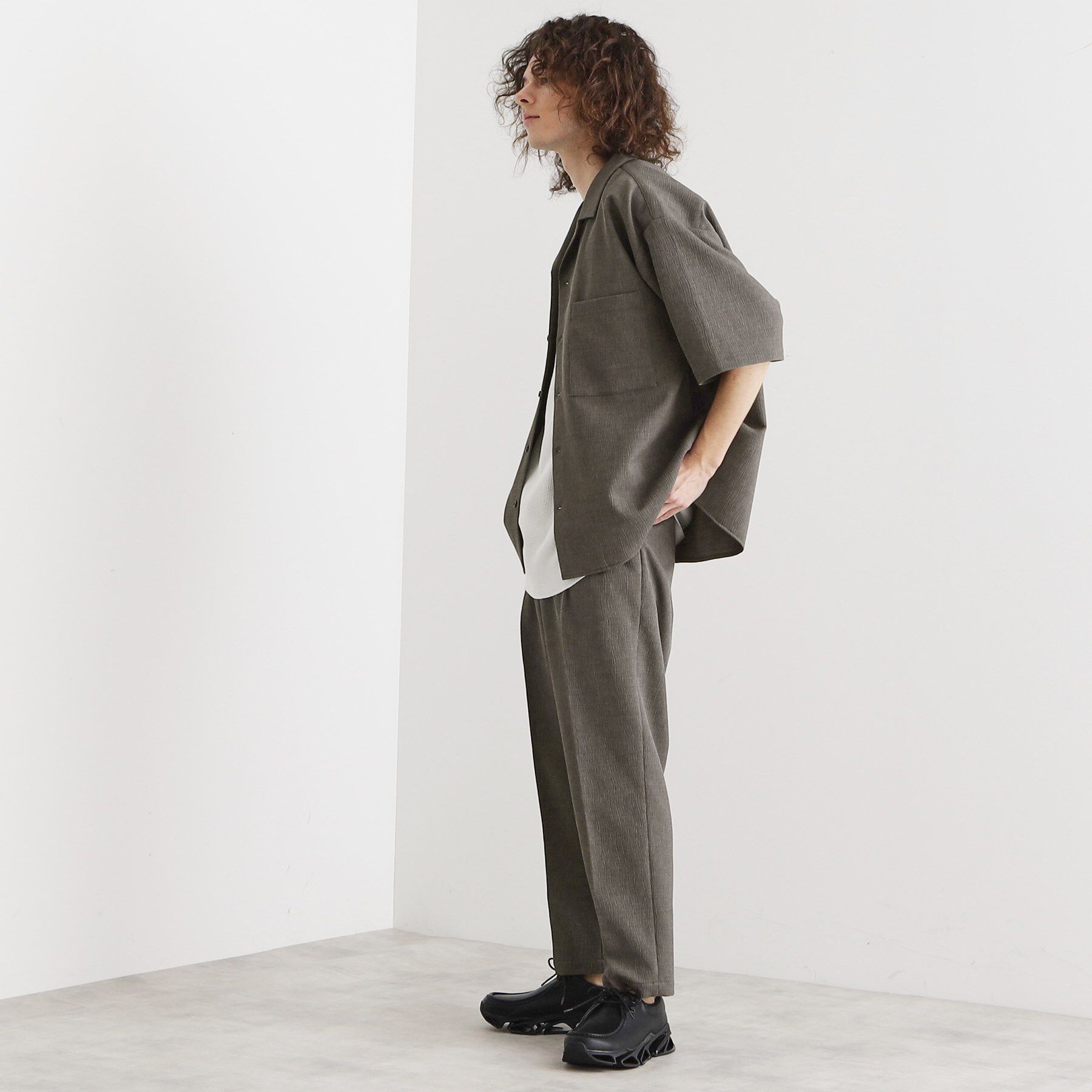 tk.TAKEO KIKUCHI「◆【セットアップ対応】テッククレープシャツ」|シャツ・ブラウス|